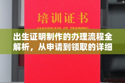 潍坊出生证明制作的办理流程全解析，从申请到领取的详细指南
